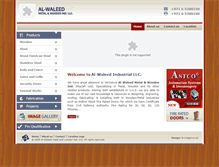 Tablet Screenshot of alwaleeduae.com